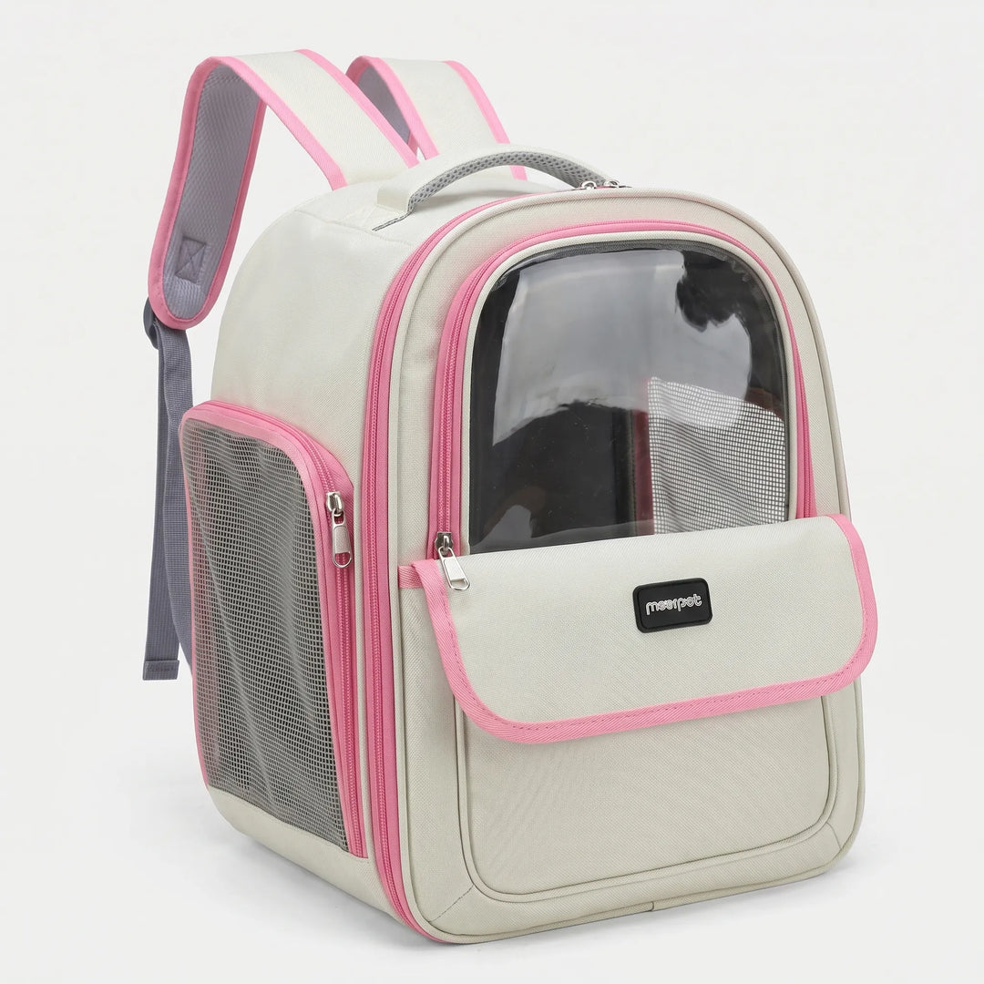 Transparenter Haustierrucksack -  Visiom