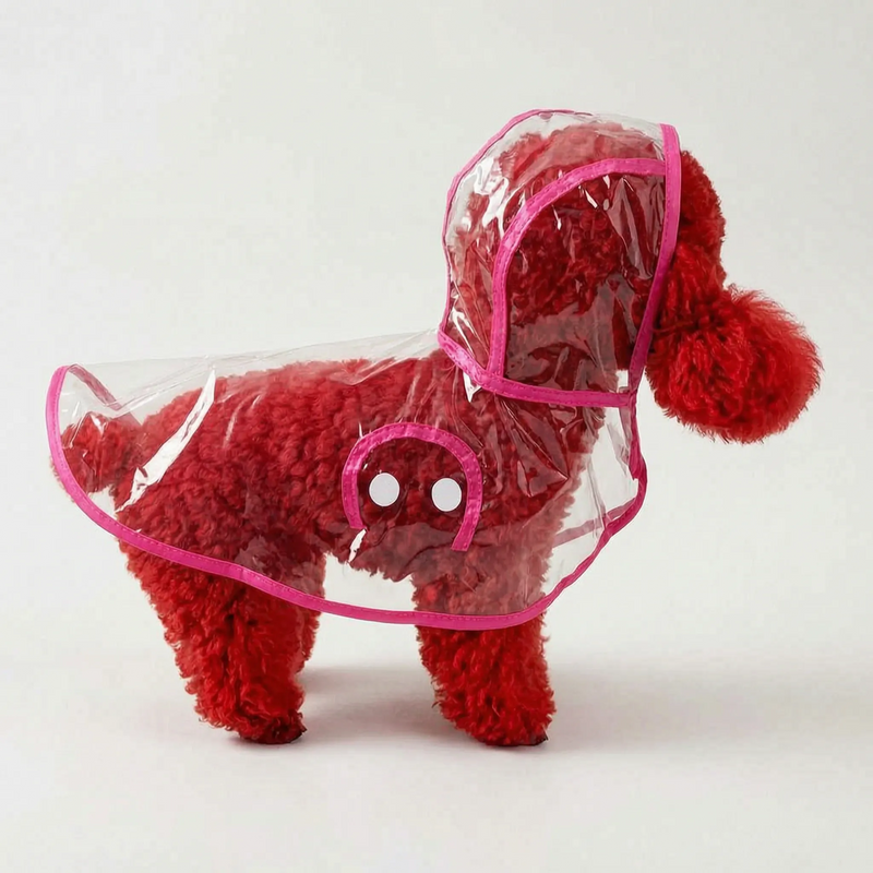 Transparenter Hunde-Regenmantel -  Rainygo