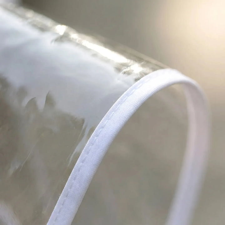 Transparenter Regenponcho Mit Kapuze -  Pawcape