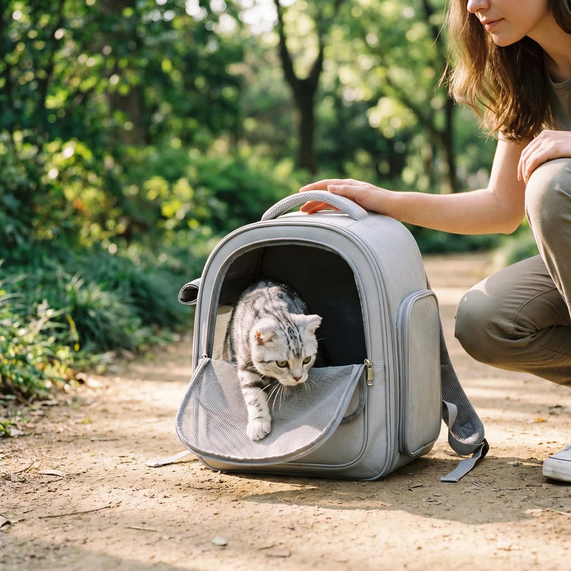 Transparenter Tierrucksack -  ViewTrek