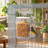 Transparenter Vogelfutterautomat -  Peckro