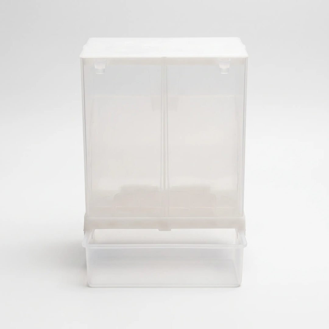 Transparenter Vogelfutterautomat Mit Auffangschale -  Seedro