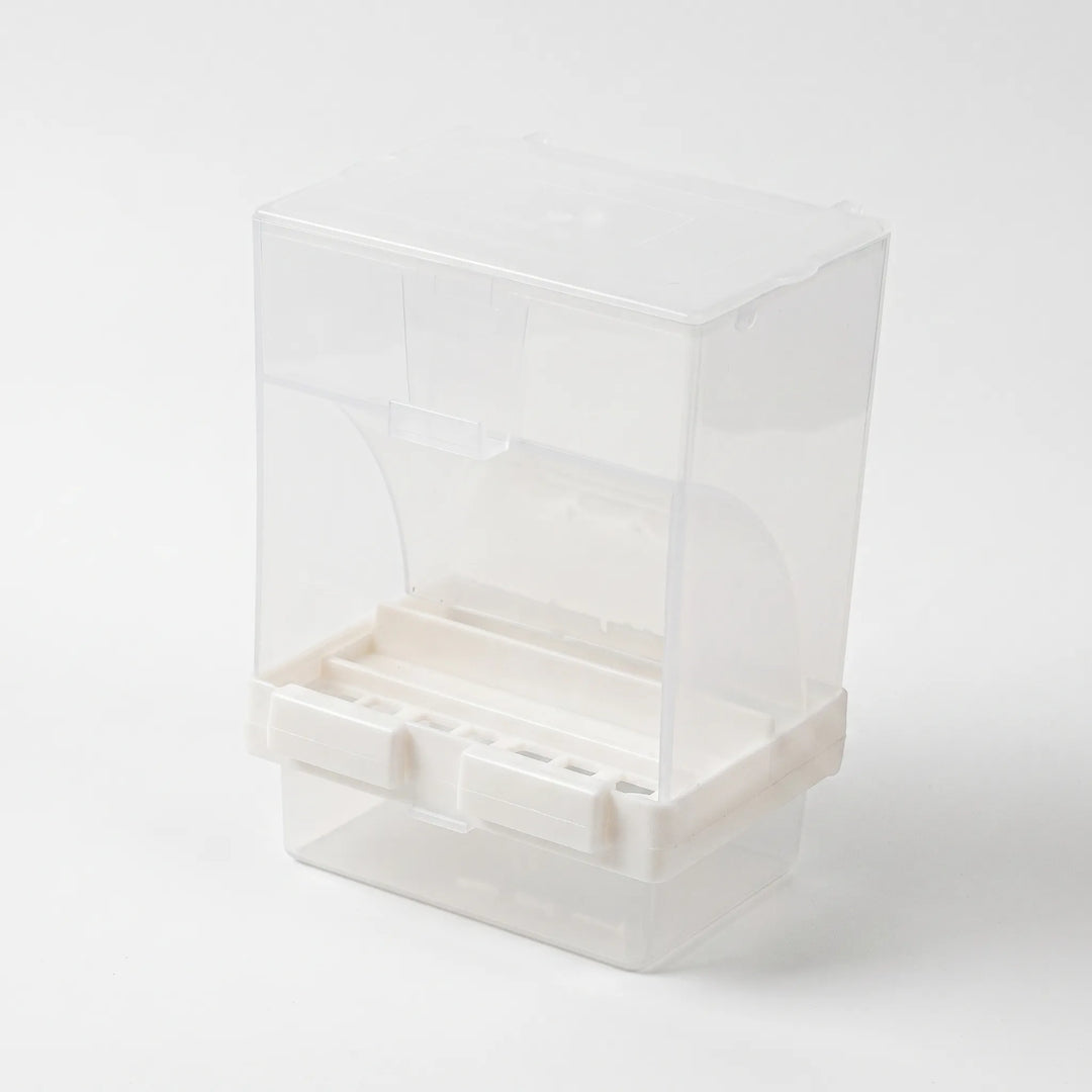 Transparenter Vogelfutterautomat Mit Auffangschale -  Seedro