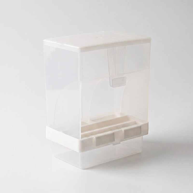 Transparenter Vogelfutterautomat Mit Auffangschale -  Seedro