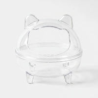 Transparentes Sandbad Für Hamster -  SandSpa