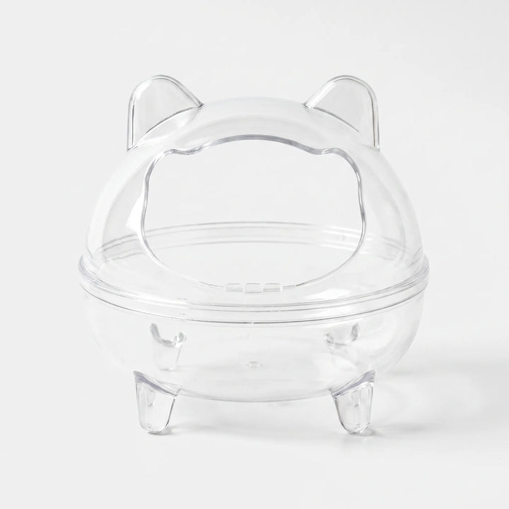 Transparentes Sandbad Für Hamster -  SandSpa