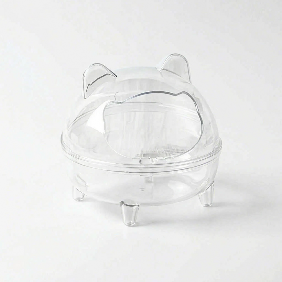 Transparentes Sandbad Für Hamster -  SandSpa