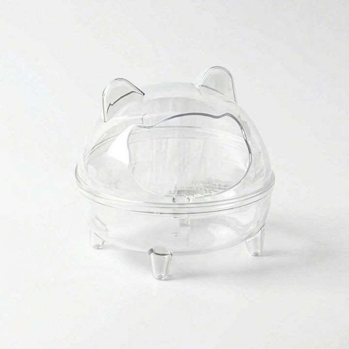 Transparentes Sandbad Für Hamster -  SandSpa