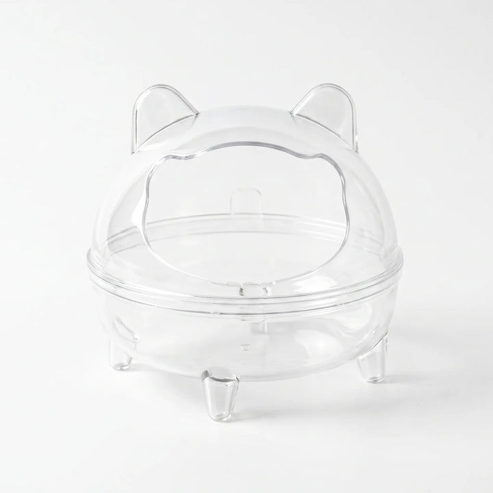 Transparentes Sandbad Für Hamster -  SandSpa