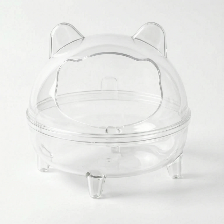 Transparentes Sandbad Für Hamster -  SandSpa