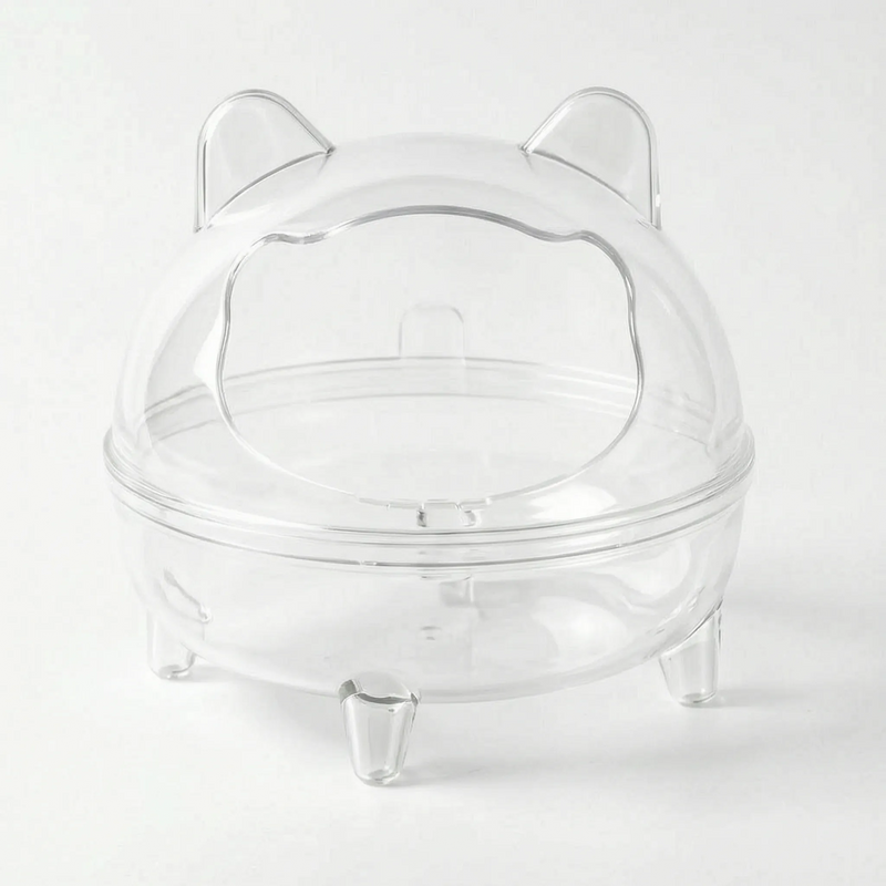 Transparentes Sandbad Für Hamster -  SandSpa