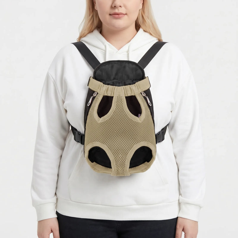 Verstellbarer Haustier-Frontrucksack -  Petpacko