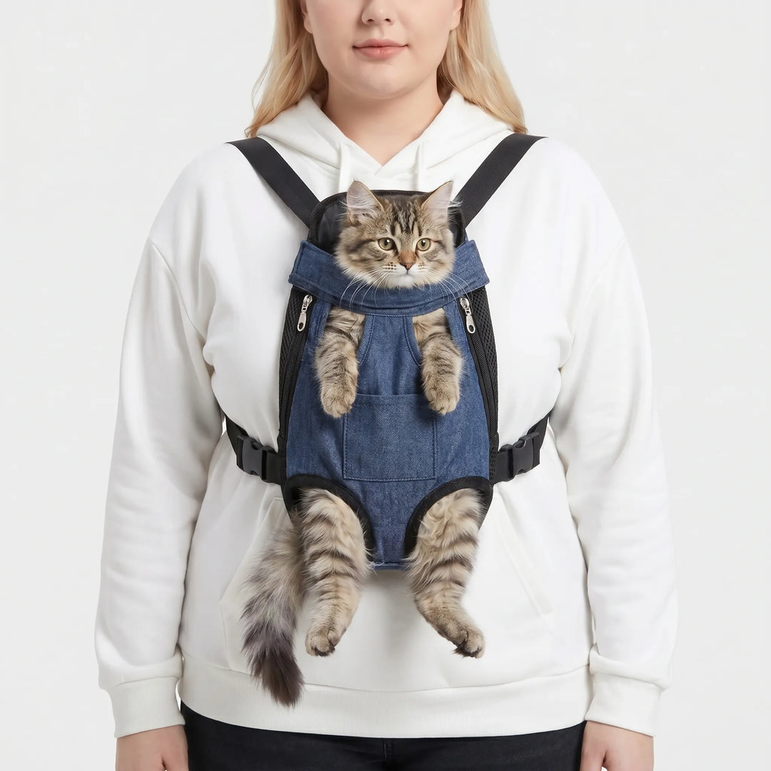 Verstellbarer Haustier-Frontrucksack -  Petpacko