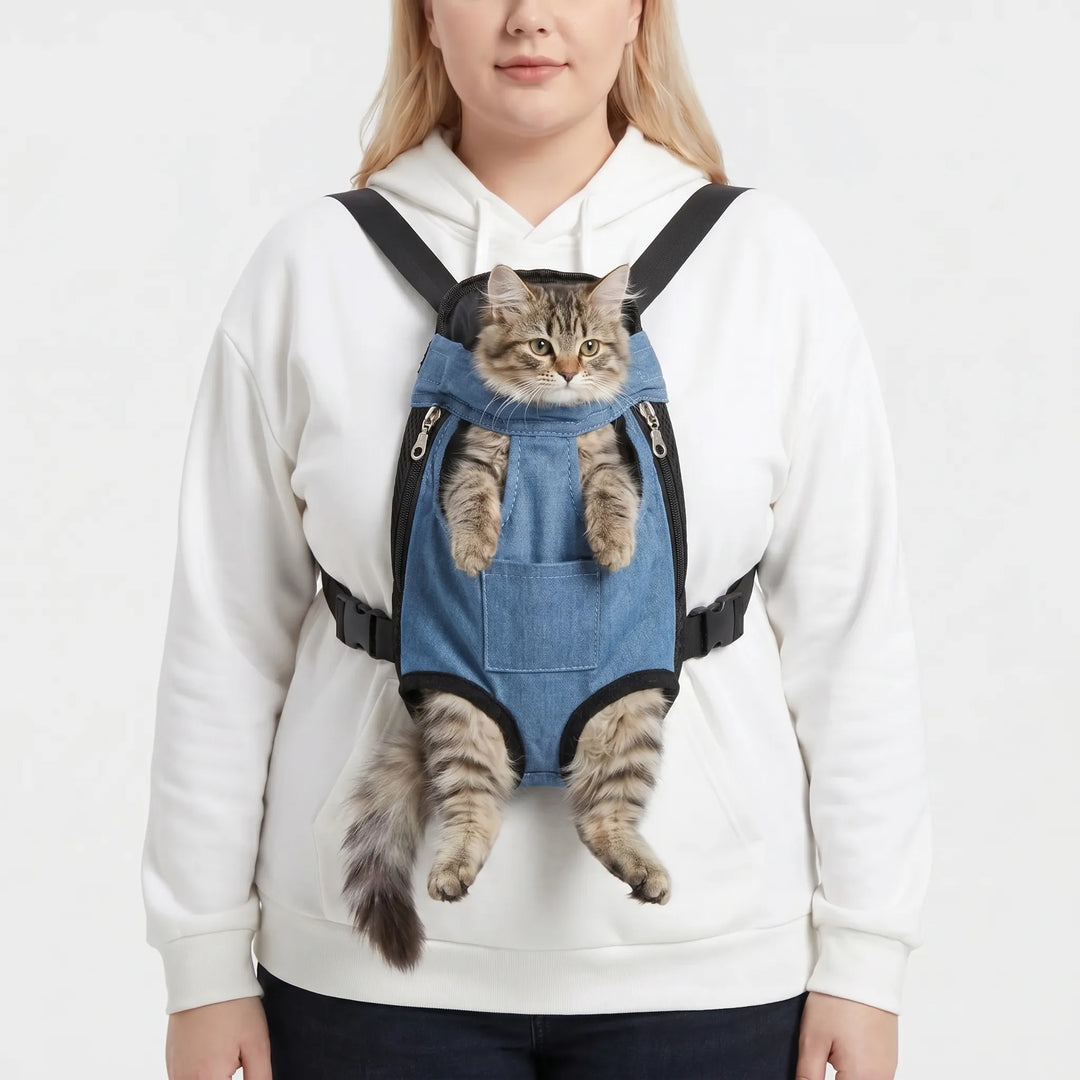 Verstellbarer Haustier-Frontrucksack -  Petpacko