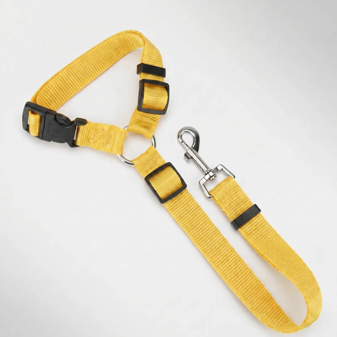 Verstellbarer Hunde-Autosicherheitsgurt Mit Leine -  Pawbuckle