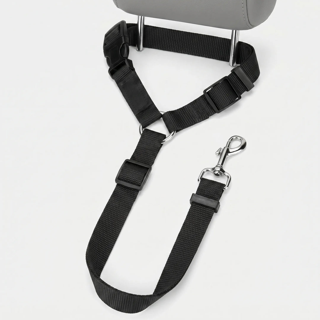 Verstellbarer Hunde-Autosicherheitsgurt Mit Leine -  Pawbuckle