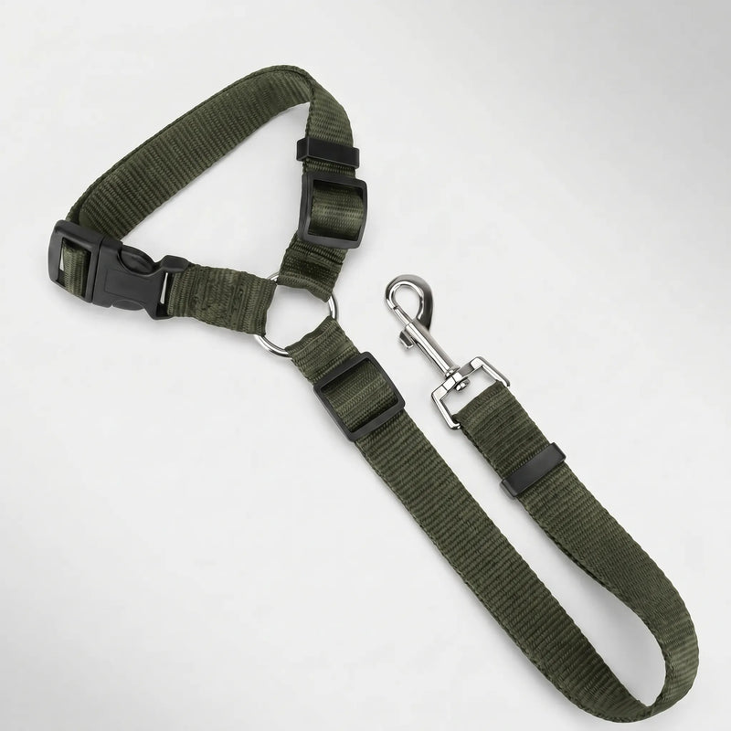 Verstellbarer Hunde-Autosicherheitsgurt Mit Leine -  Pawbuckle