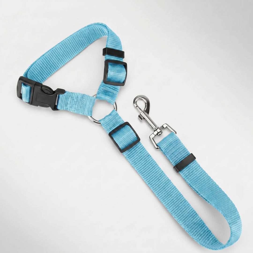 Verstellbarer Hunde-Autosicherheitsgurt Mit Leine -  Pawbuckle