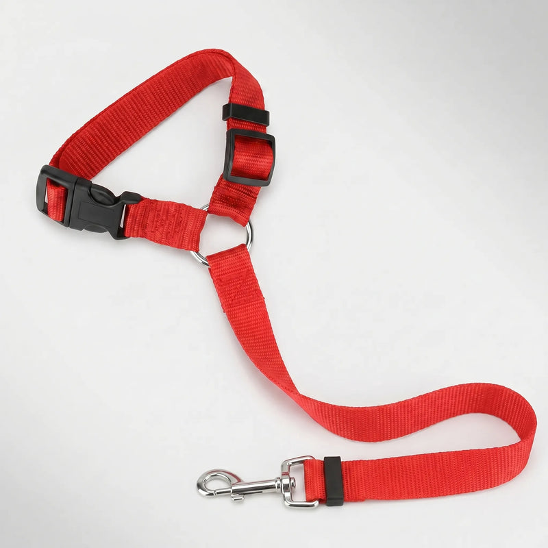 Verstellbarer Hunde-Autosicherheitsgurt Mit Leine -  Pawbuckle