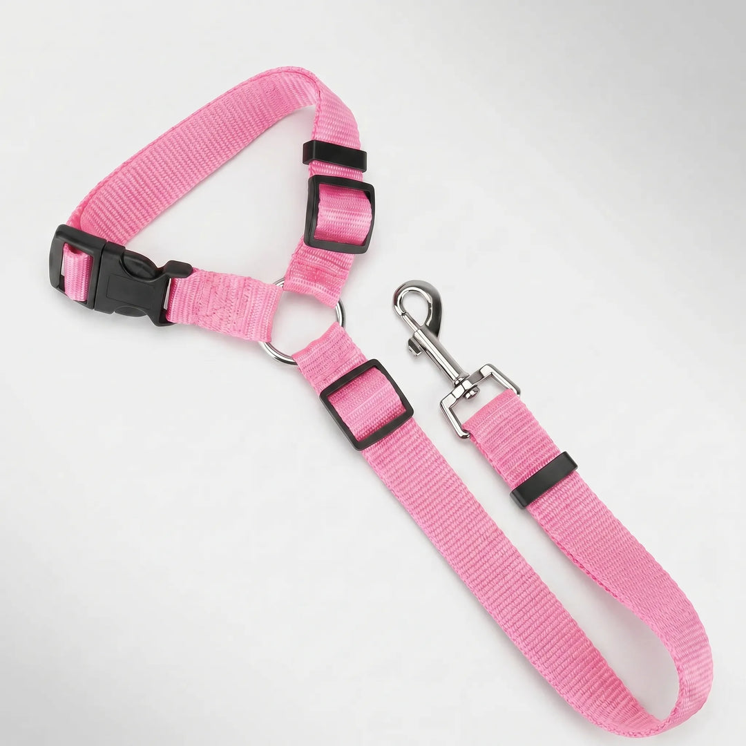 Verstellbarer Hunde-Autosicherheitsgurt Mit Leine -  Pawbuckle