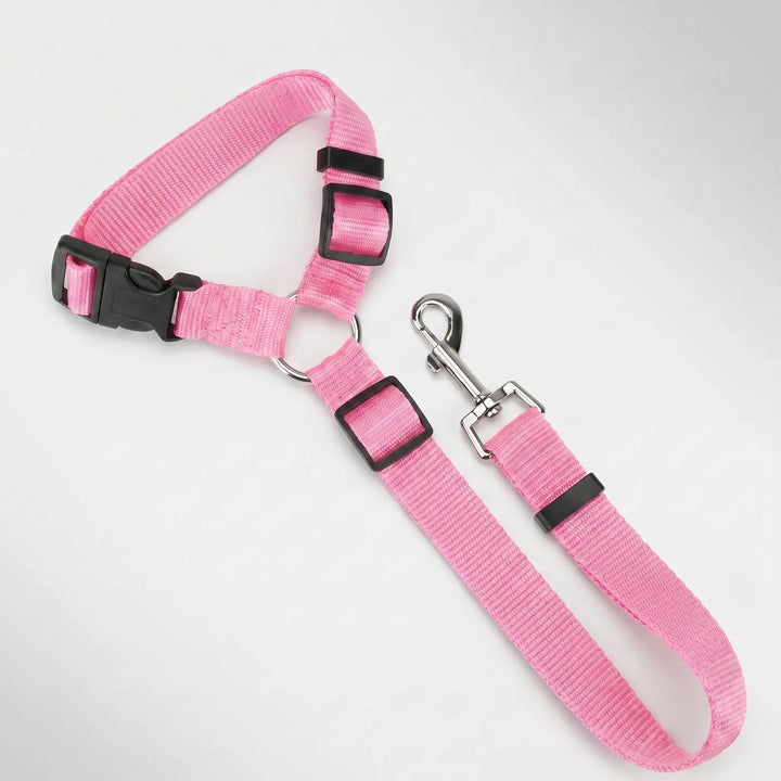 Verstellbarer Hunde-Autosicherheitsgurt Mit Leine -  Pawbuckle