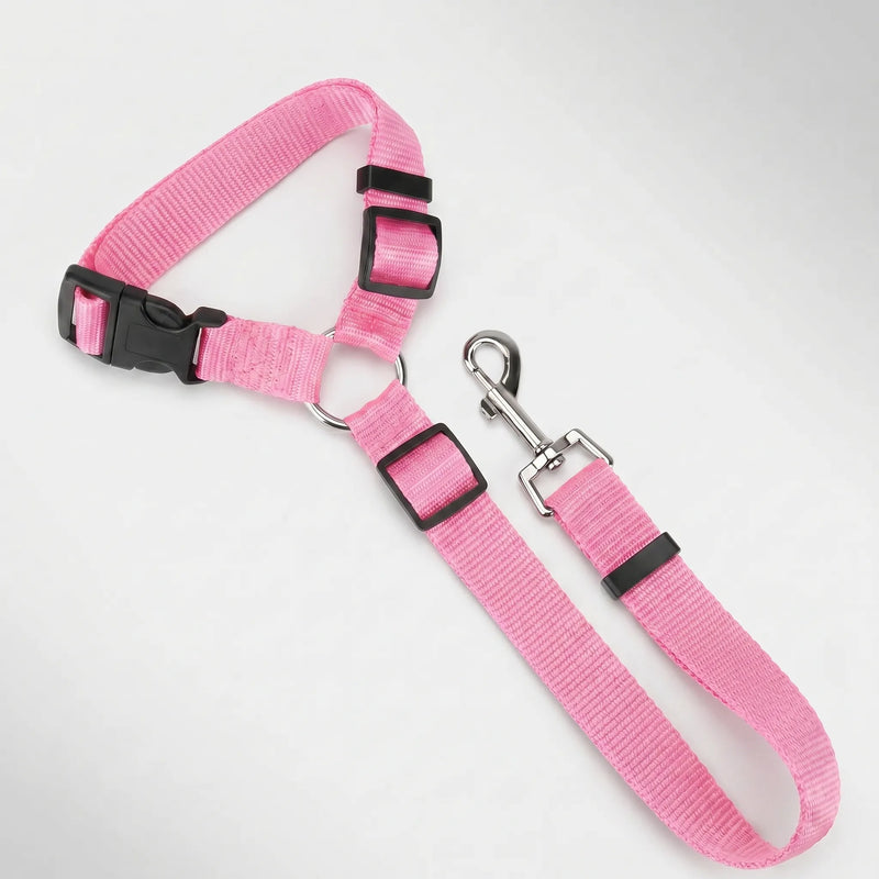 Verstellbarer Hunde-Autosicherheitsgurt Mit Leine -  Pawbuckle