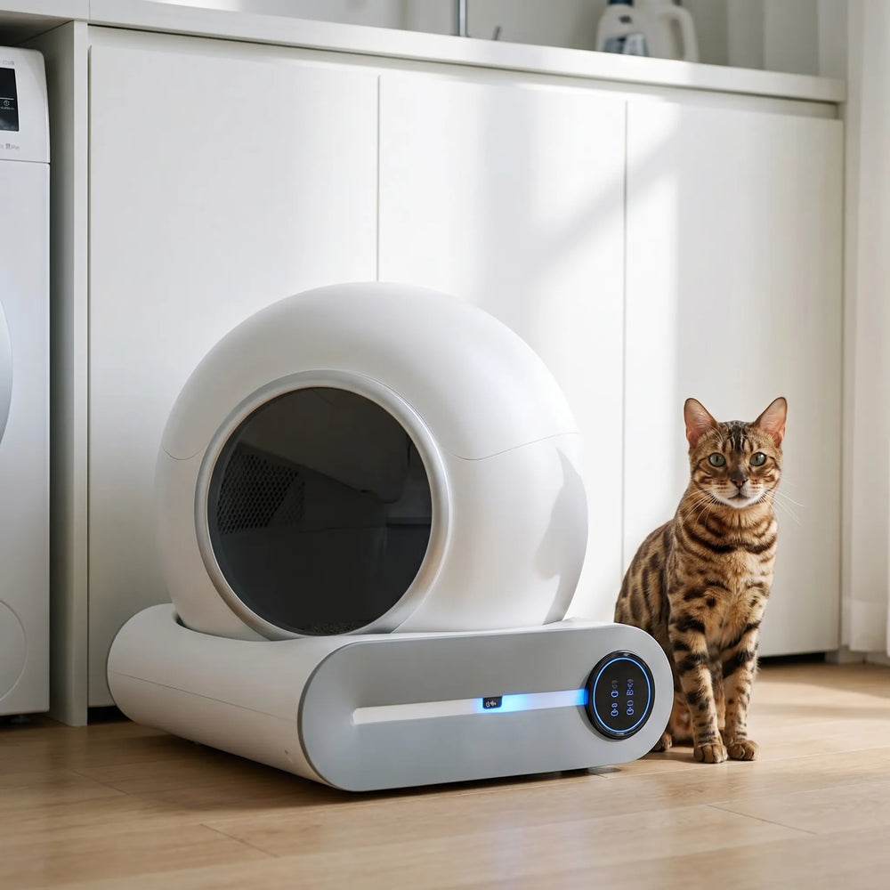 Vollautomatisches Halbgeschlossenes Katzentoilettensystem -  Purrbox