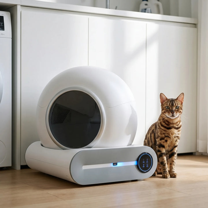 Vollautomatisches Halbgeschlossenes Katzentoilettensystem -  Purrbox