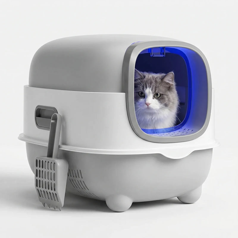 Vollständig Geschlossene XL-Katzentoilette -  PawPod