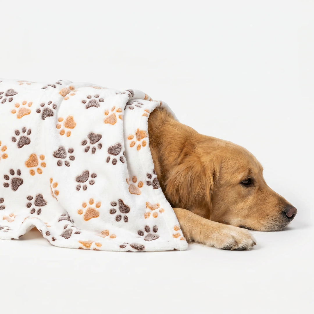 Weiche Haustierdecke Mit Pfotenmuster -  PawDream