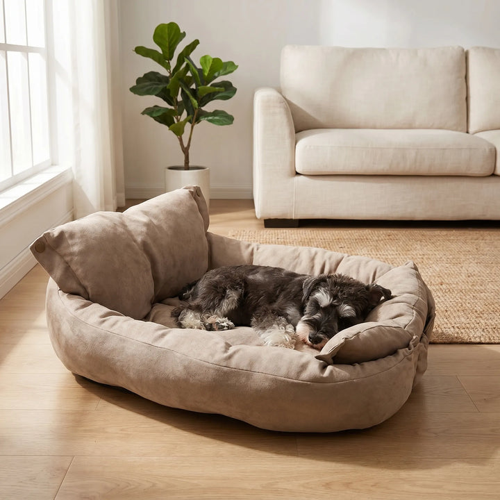 Weiches 3-In-1-Haustiersofa mit Kissen -  Slumbersofa