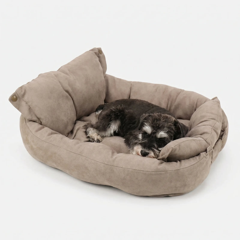 Weiches 3-In-1-Haustiersofa mit Kissen -  Slumbersofa