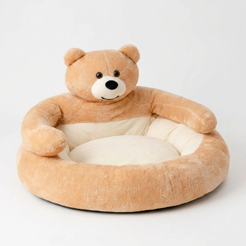 Weiches Haustierbett Im Bärendesign -  Napbear