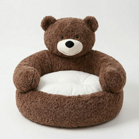 Weiches Haustierbett Im Bärendesign -  Napbear
