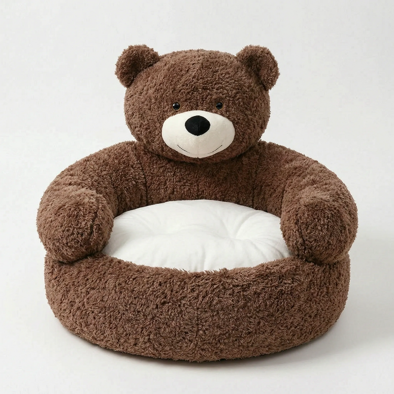Weiches Haustierbett Im Bärendesign -  Napbear