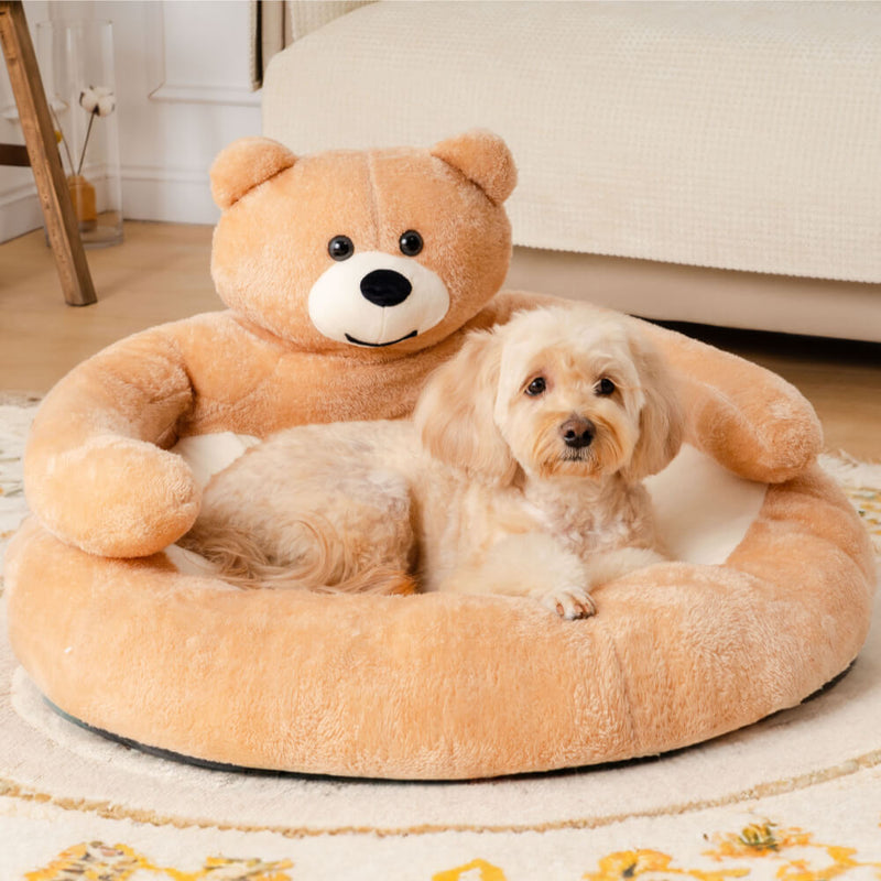 Weiches Haustierbett Im Bärendesign -  Napbear