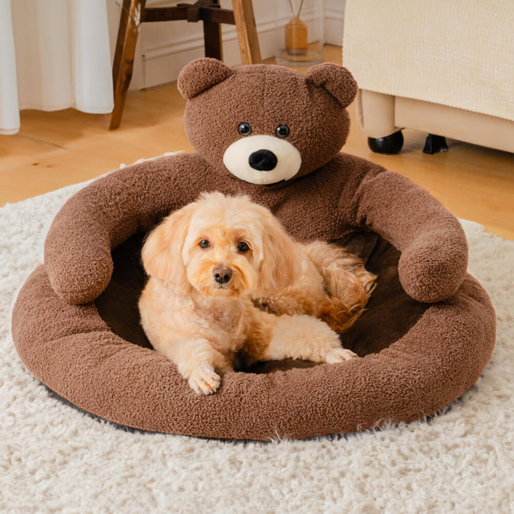 Weiches Haustierbett Im Bärendesign -  Napbear