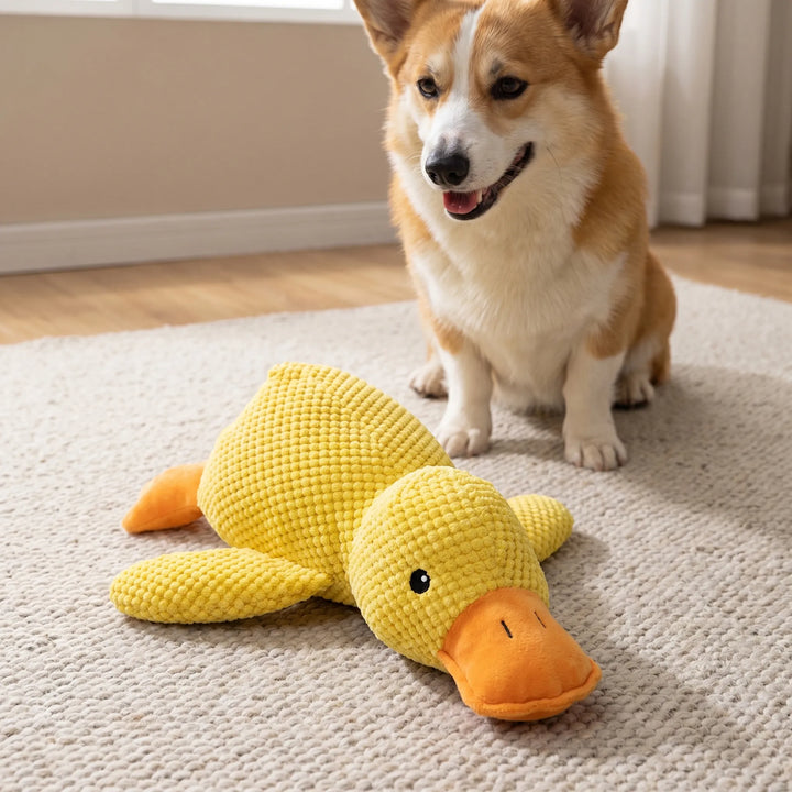 Weiches Hunde-Kuscheltier In Entenform -  Quibbo