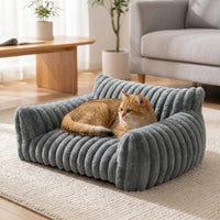Weiches Tiersofa Mit Streifenstruktur -  Cozypaw