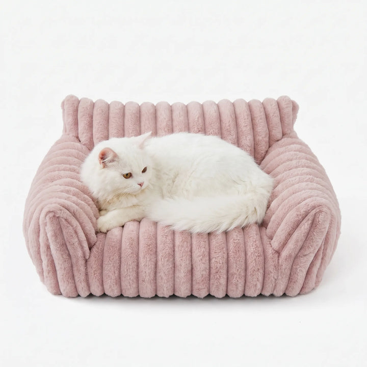 Weiches Tiersofa Mit Streifenstruktur -  Cozypaw