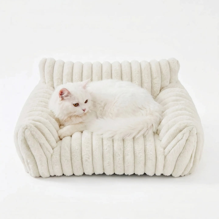Weiches Tiersofa Mit Streifenstruktur -  Cozypaw