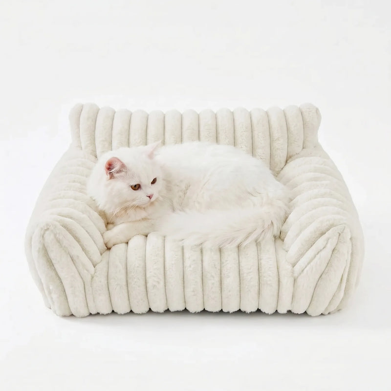 Weiches Tiersofa Mit Streifenstruktur -  Cozypaw