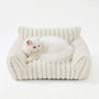 Weiches Tiersofa Mit Streifenstruktur -  Cozypaw