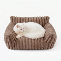 Weiches Tiersofa Mit Streifenstruktur -  Cozypaw