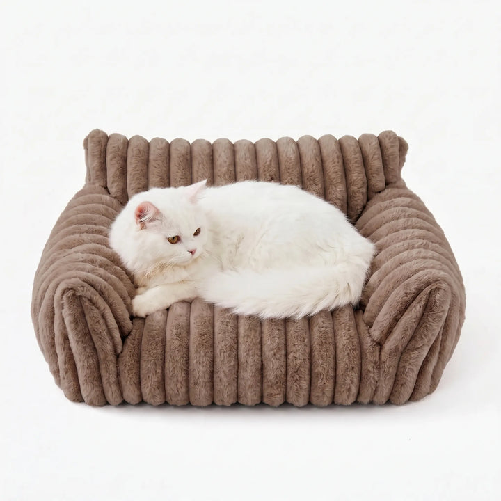 Weiches Tiersofa Mit Streifenstruktur -  Cozypaw