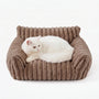 Weiches Tiersofa Mit Streifenstruktur -  Cozypaw