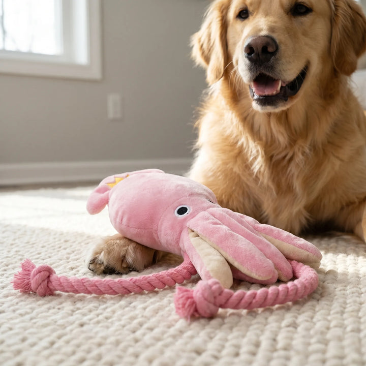 Weiches Zerrspielzeug Für Hunde Mit Seil -  Octotug