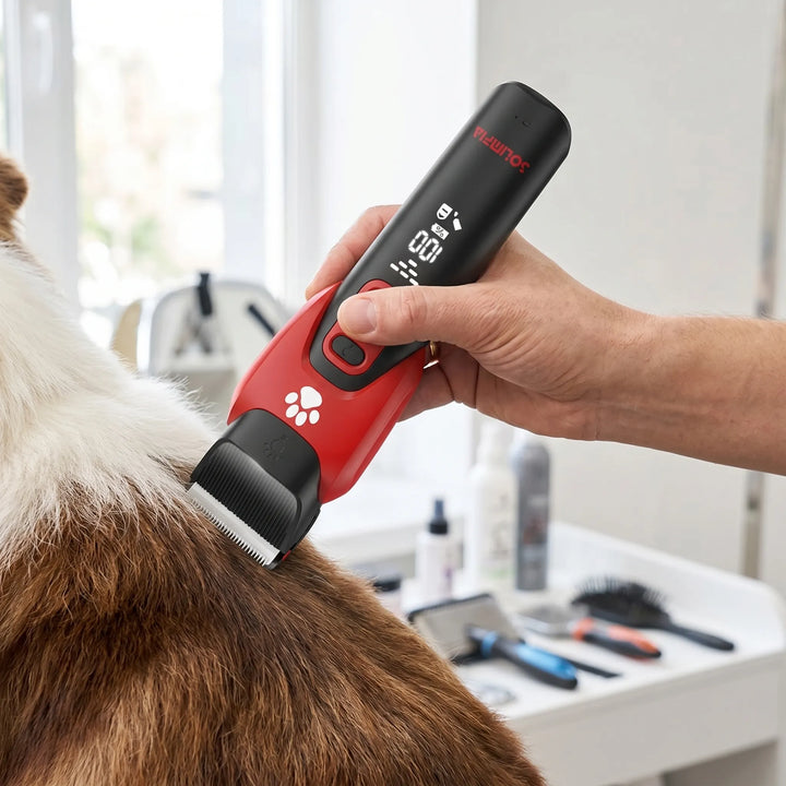 Wiederaufladbarer Profi-Tierhaarschneider Mit Display -  PawTrim