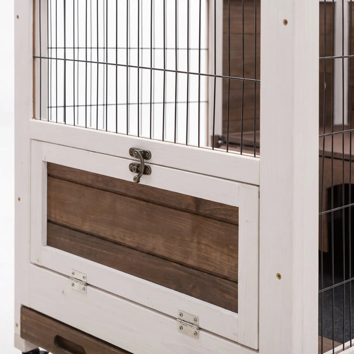 Zweistöckiger Kaninchenstall -  BunnyHaven